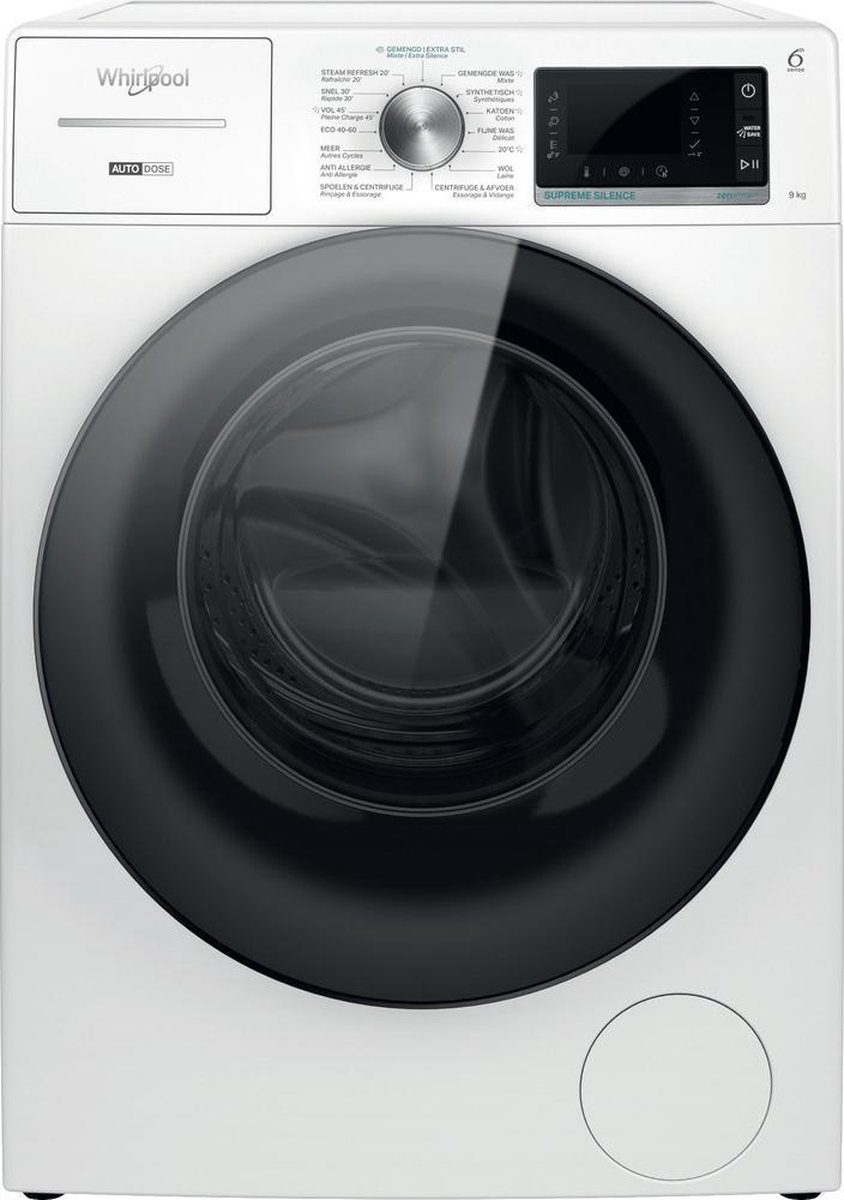 Whirlpool W8 W946WB BE vrijstaande wasmachine: 9,0 kg - 1400 toeren |  bol.com