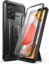 Supcase Unicorn Beetle Pro Case - Telefoonhoesje met Screen Protector - Hoesje Geschikt voor Samsung Galaxy A72 - Zwart