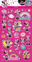 stickers Minnie Mouse 20 x 10 cm roze 40 stuks