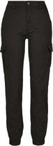 Urban Classics Cargobroek -Taille, 27 inch- High Waist Zwart