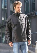 Urban Classics Windbreaker jacket -4XL- Fleece Zwart