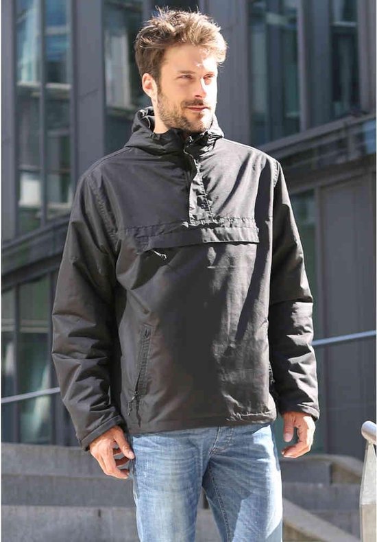 Brandit - Fleece Windbreaker jacket - 4XL - Zwart