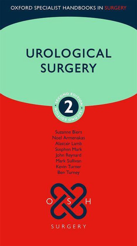 Oxford Specialist Handbooks in Surgery - Urological Surgery - cover