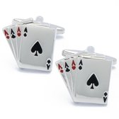 Manchetknopen - Kaarten Kaartspel Poker