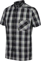 Regatta - Men's Kalambo V Short Sleeved Checked Shirt - Outdoorshirt - Mannen - Maat XL - Zwart
