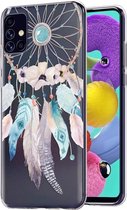 iMoshion Hoesje Geschikt voor Samsung Galaxy A51 Hoesje Siliconen - iMoshion Design hoesje - Transparant / Meerkleurig / Dreamcatcher