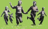 BANKSY Riot Coppers Canvas Print