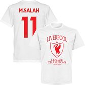 Liverpool M. Salah Champions T-Shirt 2020 - Wit - XXL