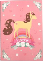 Little Lovely Schriften Paard Meisjes 21 Cm Papier Roze 2-delig