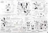 Disney Kleurplaat Minnie Mouse Xxl Junior 70 X 100 Cm Papier Wit (en)