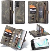 CASEME - Samsung Galaxy S20 Plus Vintage Wallet Case - Zwart