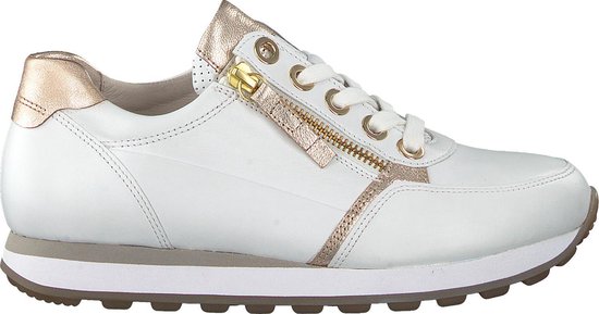 Notre-V J4850e Lage sneakers Leren Sneaker Dames Wit - Schoenen.nl