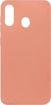 ADEL Siliconen Back Cover Softcase Hoesje Geschikt Voor Samsung Galaxy A40 - Oranje
