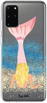 Casetastic Samsung Galaxy S20 Plus 4G/5G Hoesje - Softcover Hoesje met Design - Mermaid Blonde Print