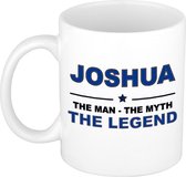 Joshua The man, The myth the legend cadeau koffie mok / thee beker 300 ml