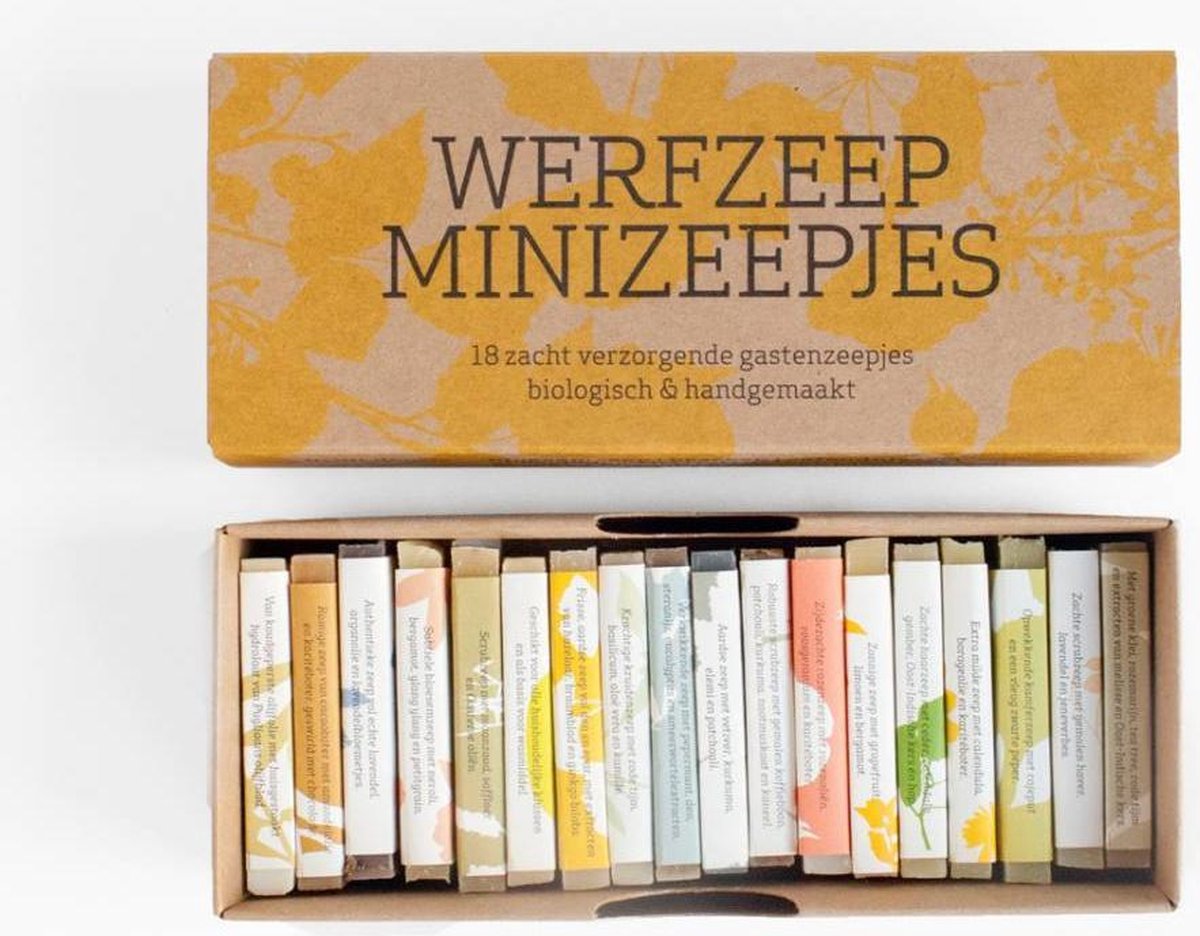 Werfzeep Cadeaudoos Met 18 Minizeepjes
