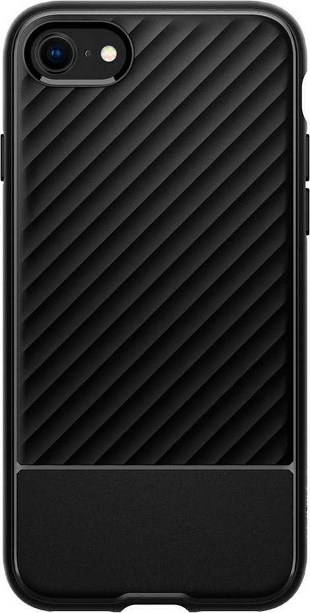 Spigen Core Armor Case hoesje voor iPhone 7, 8, SE 2020 en SE 2022 - zwart