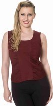 Dancing Days - HEAD OVER HEELS Mouwloze top - XS - Rood