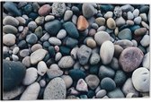 Dibond –Verschillende Kleuren Stenen– 150x100 Foto op Aluminium (Wanddecoratie van metaal)
