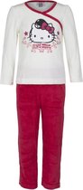 Hello Kitty Elvis pyjama wit/rood, maat 128