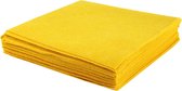 40x stuks gele huishouddoekjes - universele doekjes - schoonmaakdoekjes / schoonmaakspullen