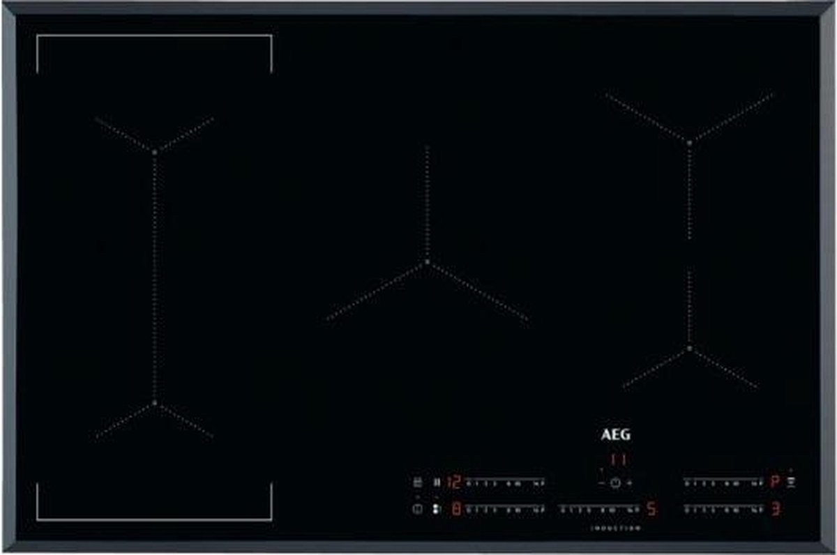 AEG IKE85441FB Zwart Ingebouwd 78 cm Inductiekookplaat zones 5 zone(s)