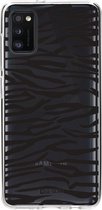 Casetastic Samsung Galaxy A41 (2020) Hoesje - Softcover Hoesje met Design - Zebra Print