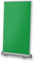 Green screen - Ultra wide - Roll-up banner - Achtergronddoek - Achtergrondsysteem – Green screen set - 120x200 cm