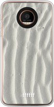 Motorola Moto Z Force Hoesje Transparant TPU Case - Sandy #ffffff