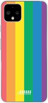 Google Pixel 4 Hoesje Transparant TPU Case - #LGBT #ffffff