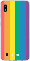 Samsung Galaxy A10 Hoesje Transparant TPU Case - #LGBT #ffffff