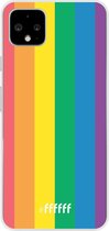 Google Pixel 4 XL Hoesje Transparant TPU Case - #LGBT #ffffff