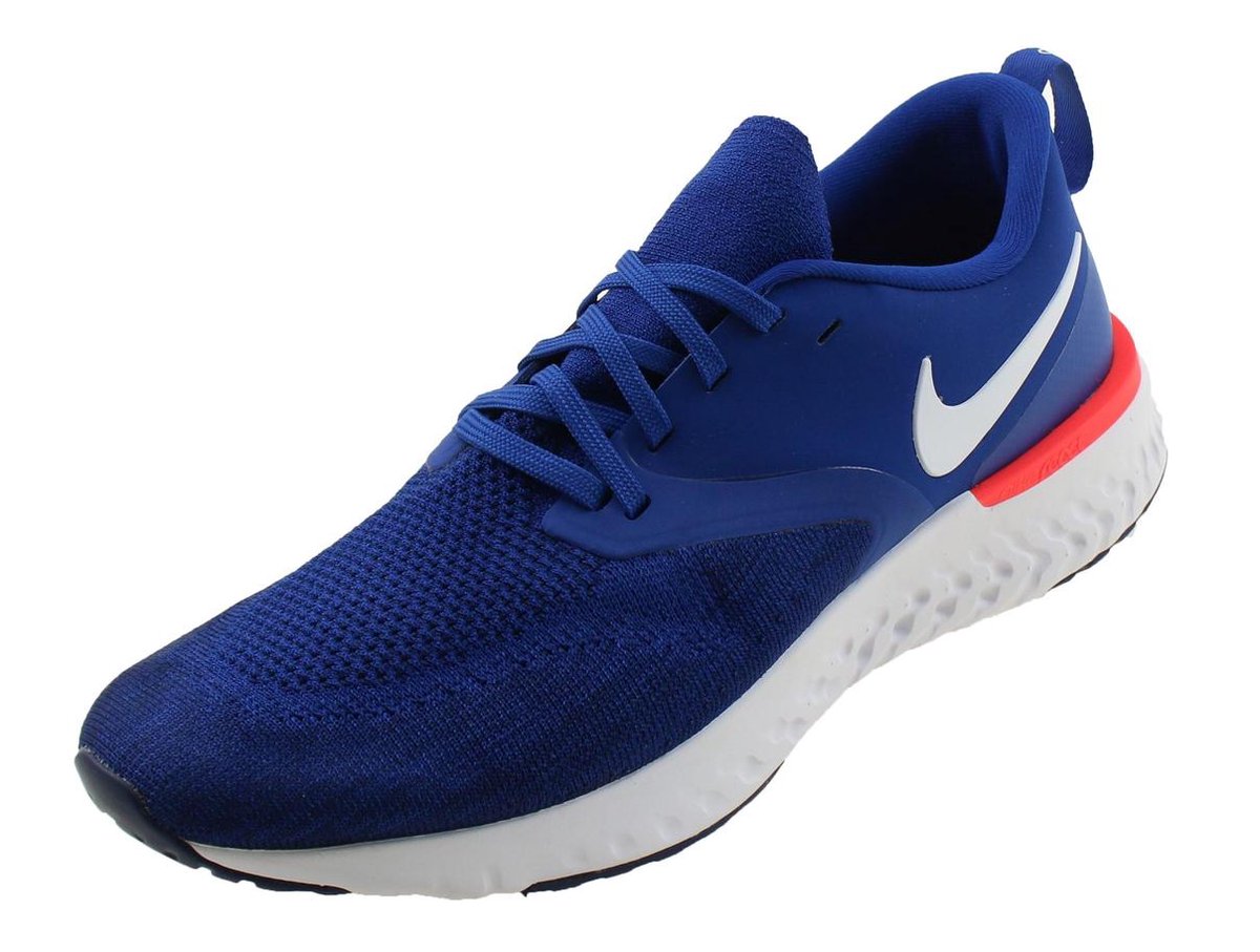 Nike Odyssey React 2 Flyknit Hardloopschoen Heren Blauw