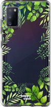 HappyCase Samsung Galaxy A41 Flexibel TPU Hoesje Leaves Print