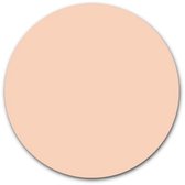 Ronde muursticker effen kleur - WallCatcher | 120 cm | Behangsticker Zacht Roze wandcirkel
