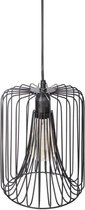 Metalen hanglamp met draad - � 20 cm - Zwart