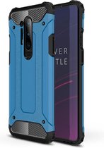 OnePlus 8 Pro Hoesje - Armor Hybrid - Lichtblauw