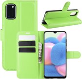 Samsung Galaxy A41 Hoesje - Book Case - Groen