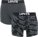 Levi Onderbroek - Mannen - donkergrijs/zwart/wit