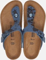 Birkenstock Gizeh Colorspray slippers blauw - Maat 35