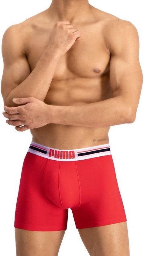 Puma - Heren - 2-Pack Logo Boxershorts - Multicolor - XL | bol.com