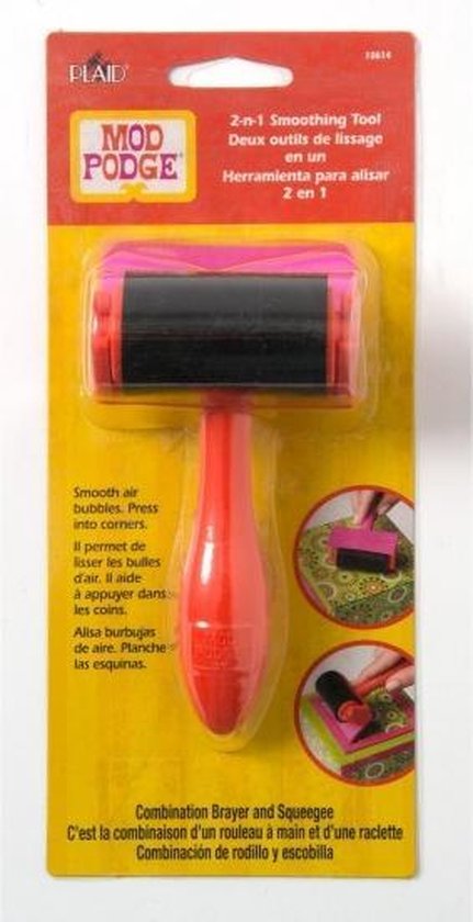 Foto: Mod podge decoupage smoothing tool set brayer en squeegee