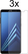 Samsung A8 2018 Screenprotector - Beschermglas Samsung Galaxy A8 2018 Screen Protector Glas - 3 stuks