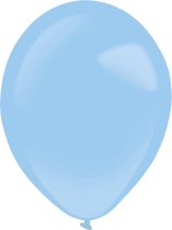 Amscan Ballonnen 28 Cm Latex Pastelblauw 50 Stuks