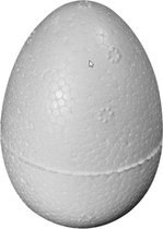 20x pièces Le polystyrène forme des œufs de 8 cm - Les œufs de Pâques fabriquent vous-même des articles de loisir