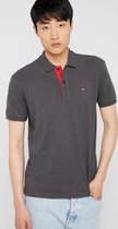 Napapijri Heren Taly Stretch Polo Grey