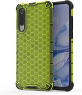 Voor Xiaomi Mi 9 Pro / Mi 9 Pro 5G schokbestendige honingraat pc + TPU-hoes (groen)