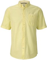 Tom Tailor Korte mouw Overhemd - 1018653 Geel (Maat: XXL)