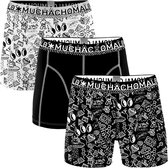 Muchachomalo Men 3-pack boxershort Iconic Art maat M