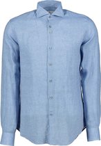 Gentiluomo Overhemd - Slim Fit - Blauw - 42